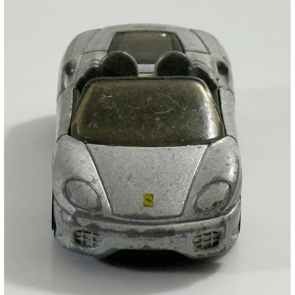 Matchbox Ferrari 360 Spider Kids 1:64 Silver Diecast Convertible Toy Car 2001